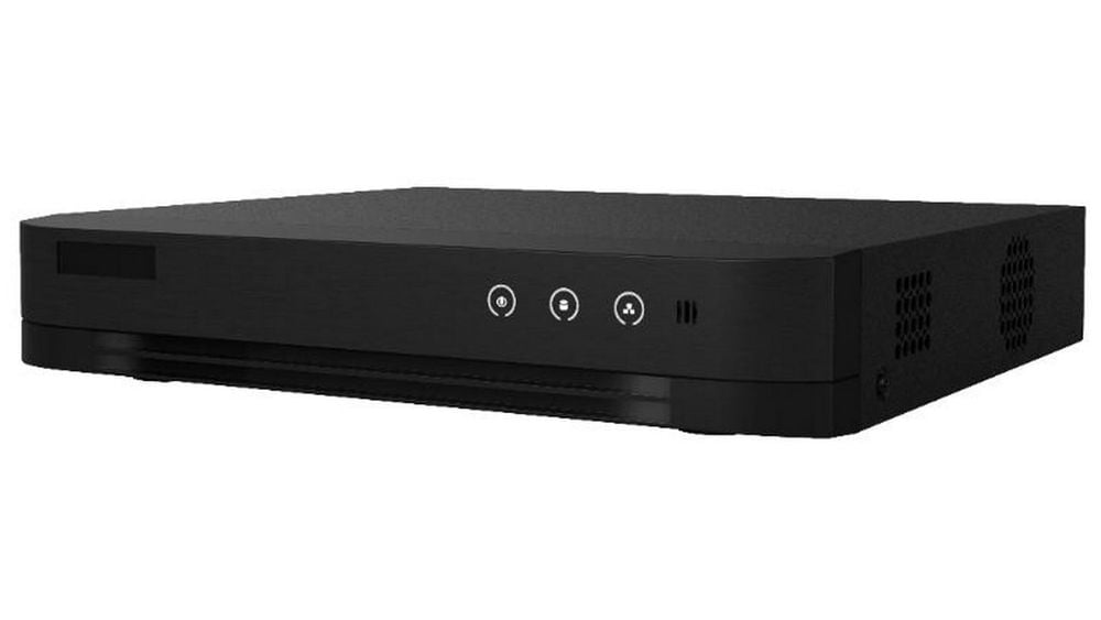 DVR 4 canale, Hikvision iDS-7204HQHI-M1/E(E), Full HD 1080p, H.265+, 1x SATA 10TB, Audio prin coaxial