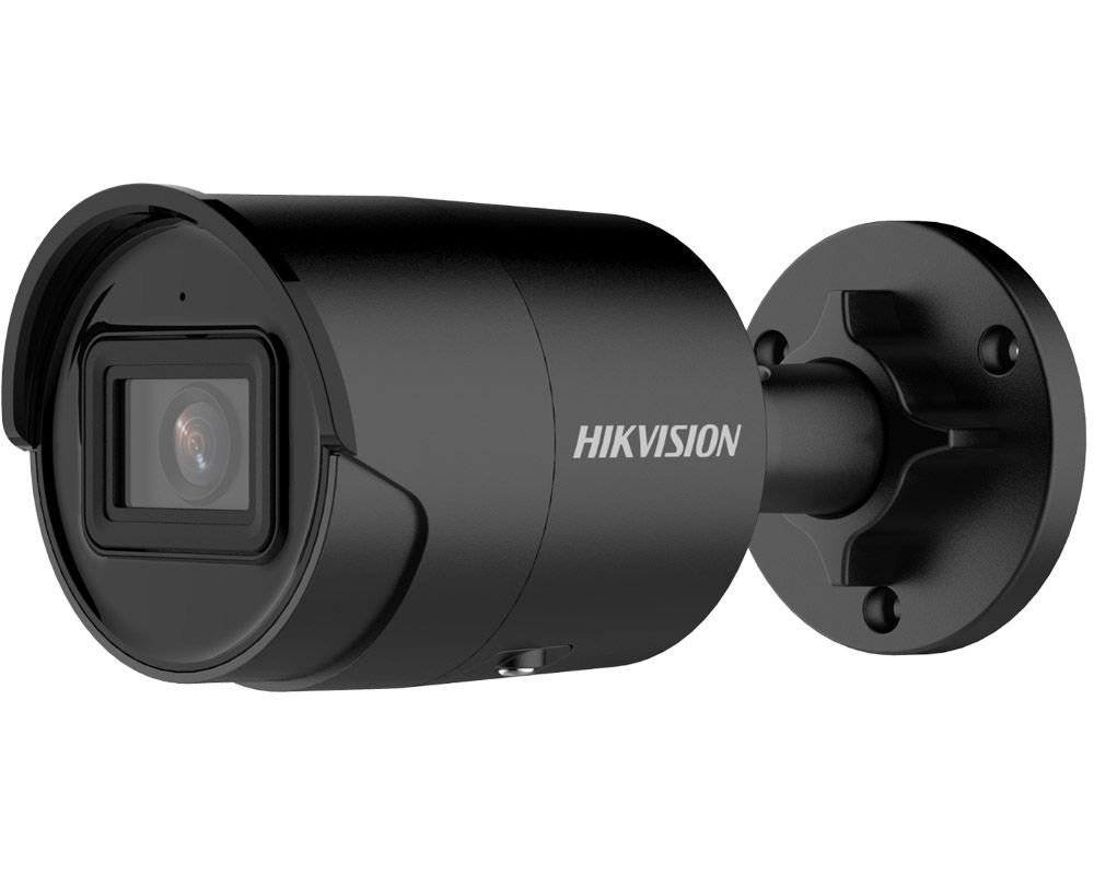Camera IP, 4 MP, AcuSense, IR 40m, 2.8mm, PoE, Hikvision, DS-2CD2046G2-I(U)B Negru