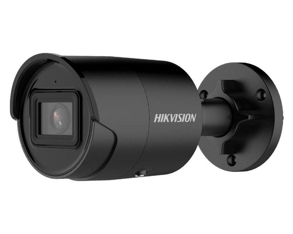 Camera IP, 6MP 3K, 2.8mm, IR 40m Darkfighter, AcuSense, Microfon, culoare neagra, Hikvision, DS-2CD2066G2-IU