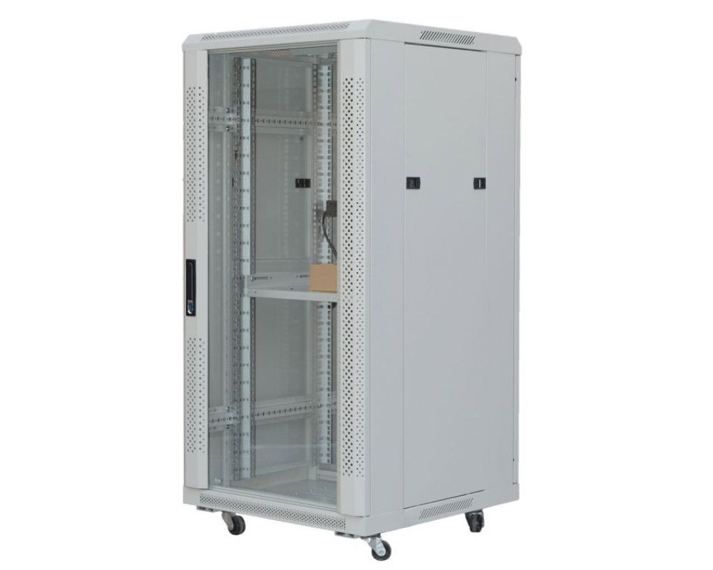 Rack 19 inch, 42 U 600x600x2055, usa fata sticla, ventilatoare, TE6642F