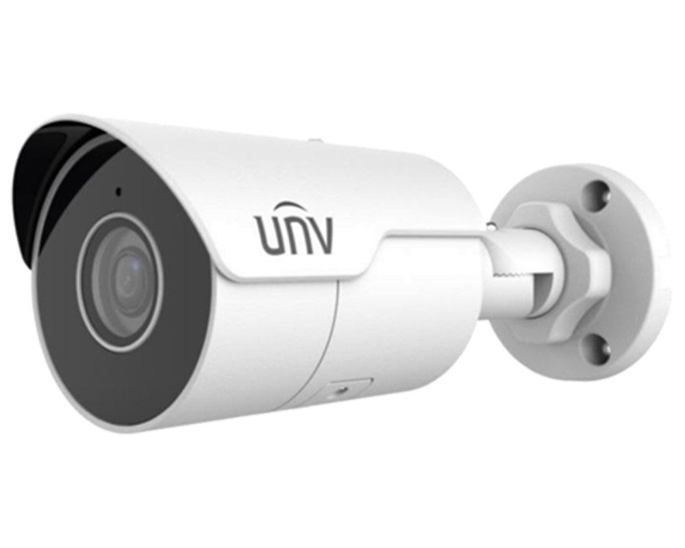 Camera IP, 4MP, Lentila 2.8 mm, STARLIGHT, Audio, card SD, IR 50 metri, UNIVIEW, IPC2124LE-ADF28KM-G