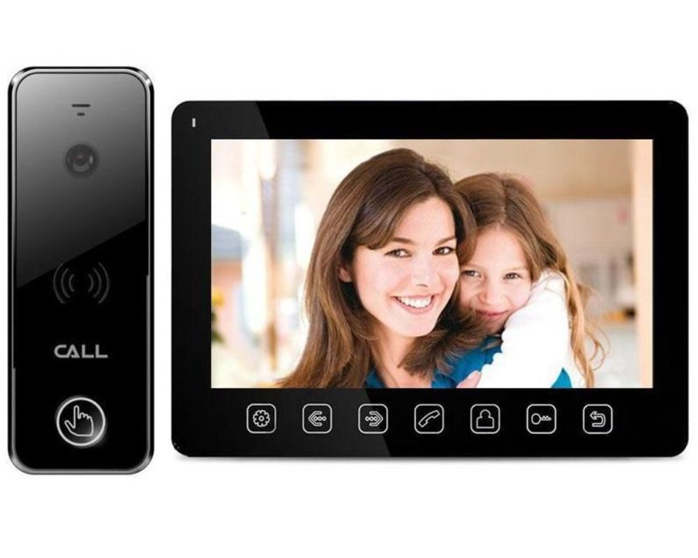 Kit videointerfon SAFER 7 inch, control acces, intercomunicatie, KITVINTSAF125K