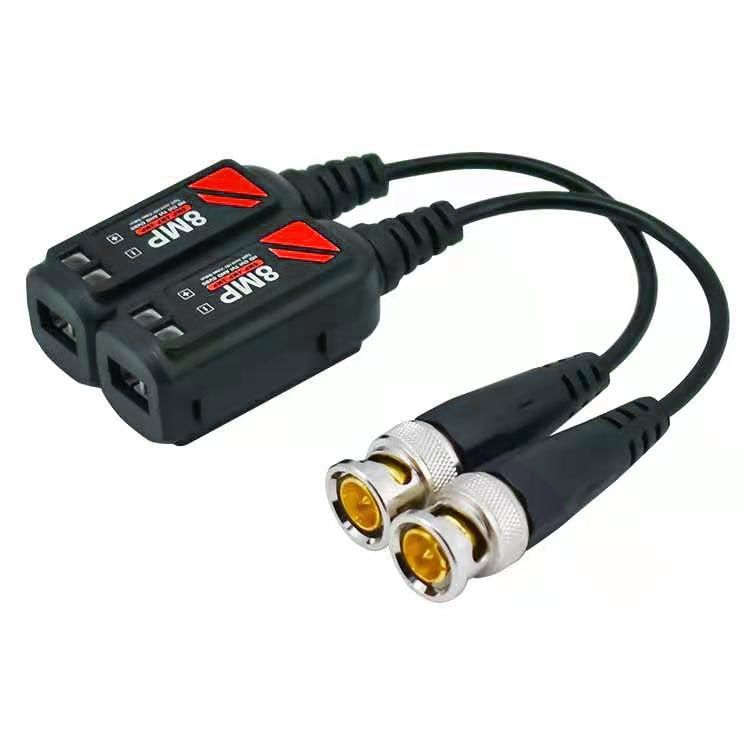 Set videobalun 4K - 8MP/5MP AHD/CVI/TVI, SAF-KITBALUN4K