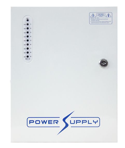 Sursa de alimentare cu Back-up 8 canale, 96W, YPS-12-9-8