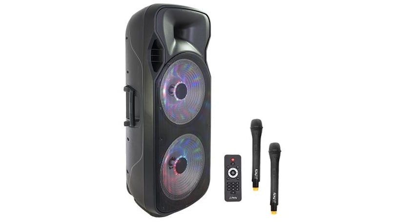 Boxa portabila 2x 15 inch/ 38cm, 250W RMS, USB, SD, Bluetooth, FM, PARTY215MKII