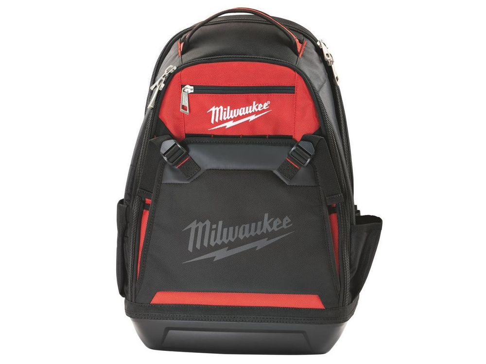 Rucsac santier Milwaukee cu baza intarita, nylon balistic 1680D, 35 buzunare, 48228200