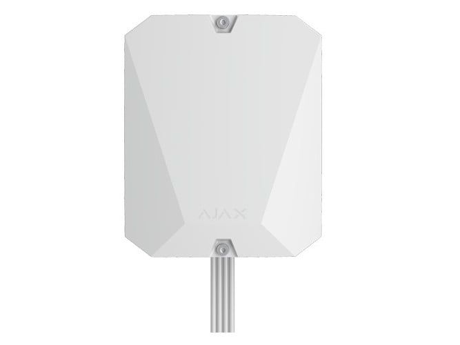 Centrala alarma Ajax Hub Hybrid Fibra 4G, suport Fibra, Jeweller si Wings, 2x Sim, 2G, 3G, LTE, Ethernet