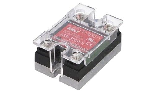 Releu semiconductor, 50A, 4/32V DC, 48/480V AC, 1- fazat, Anly Electronics ASR-50DA-H