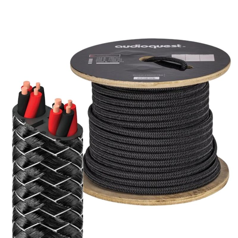 Cablu audio, impletit, conductor cupru, AWG 13,  Audioquest AUDHC-AQ-ROCK44BRDFT