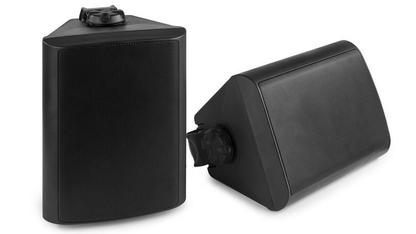 Set 2 boxe, 45W RMS, 8ohm, IPX5, interior/exterior, negru, Power Dynamics BGO65-BL