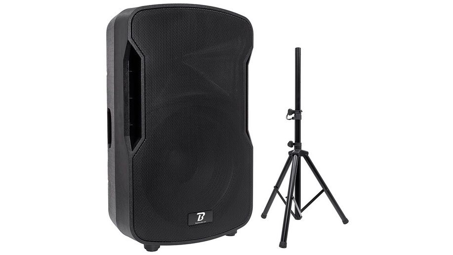 Boxa activa 2 canale, 1.5 inch, 400W RMS, BoomTone DJ BOOPRO15A, XLR, RCA, Jack 3.5, Jack 6.5