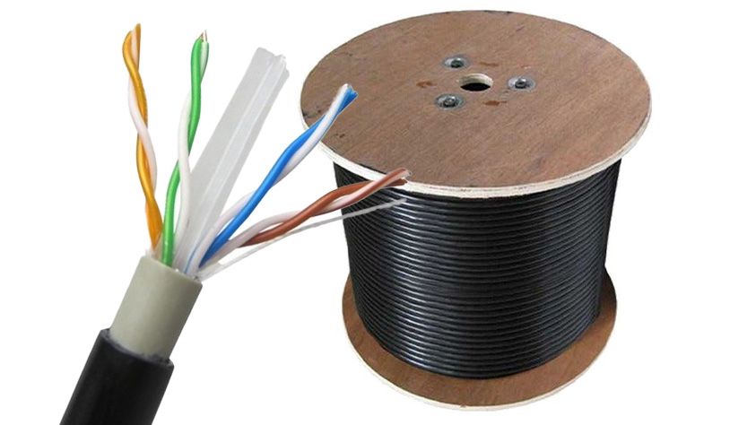 Cablu UTP CUPRU pentru exterior, Cat 6E TAMBUR CAB-LC3110B-E-IN