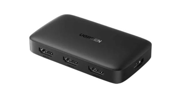 Switch HDMI 3 in 1 Ugreen CM332, port Micro USB, cu telecomanda