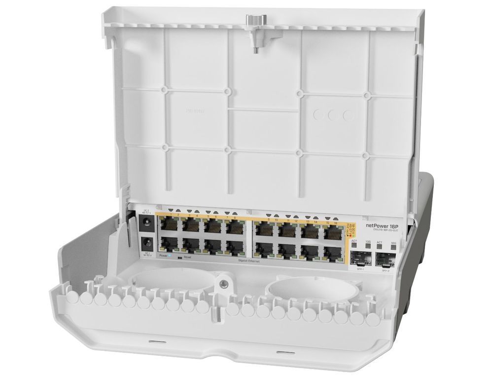 MikroTik netPower 16P, Switch PoE de exterior cu 16 porturi