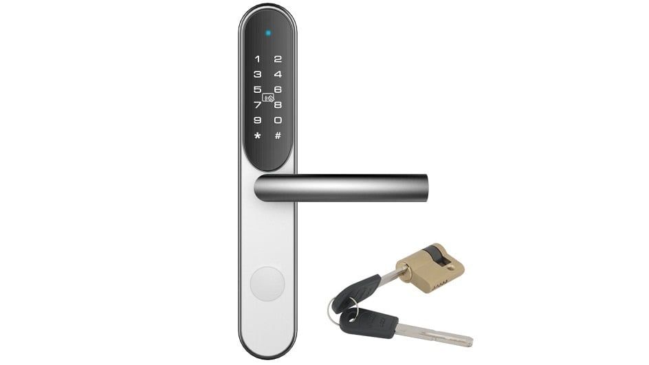 Yala cu tastatura pentru locatii inchiriate in regim hotelier, aplicatie mobila, Mifare 13.56MHz, DLK-929SS-6M-R(v2)