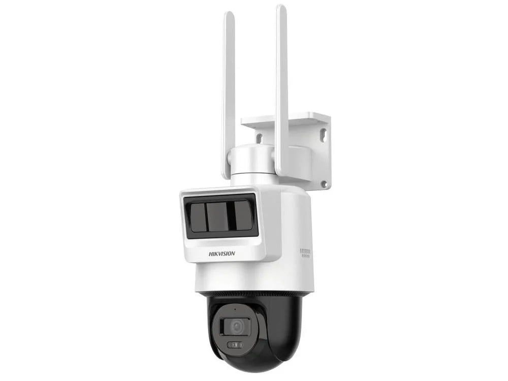Camera de supraveghere PTZ 4MP HiLook Hikvision, conexiune 4G, microfon, difuzor, 2.8 mm, IR 30m, slot microSD, IP66, PTZ-N2C400I-K/4G/C05S10