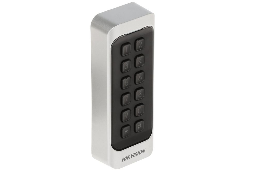 Cititor de carduri, tastatura, RS-485, Wiegand,13.56MHz, Hikvision
