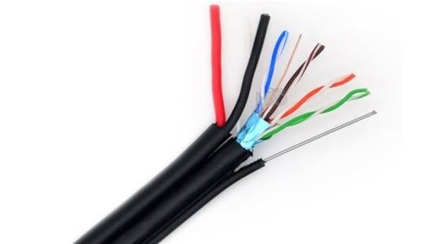 Cablu retea FTP CAT5e, cupru si aluminiu, 305m, negru, Alien FTPCCA305-SUFA+POW-ALIEN