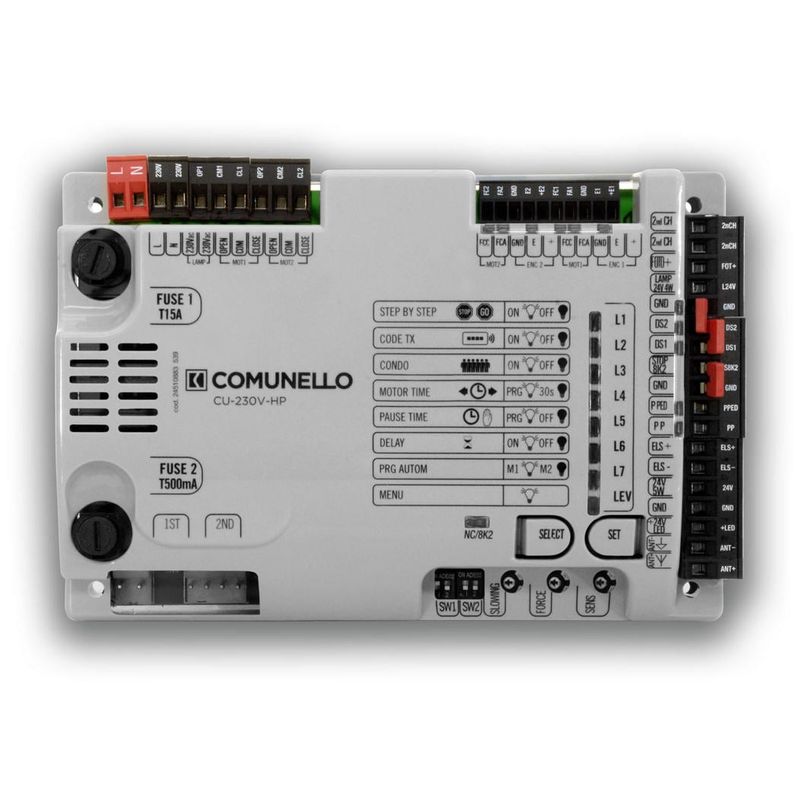 Placa de comanda CU-230V-HP pentru automatizarile Comunello, GCU00HP2H0G00