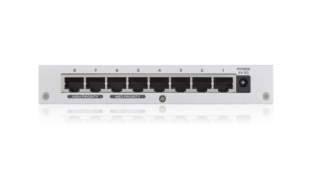 Switch Zyxel GS-108BV3-EU0101F, 8 porturi, viteza pana la 2000Mbps, fara management