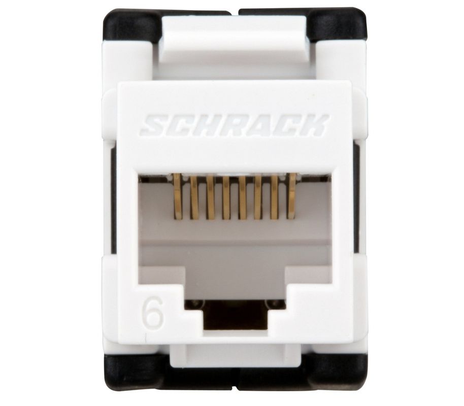Modul RJ45 neecranat, Cat.6 De-embedded, TOOLLESS LINE, Schrack HSEMRJ6UWS