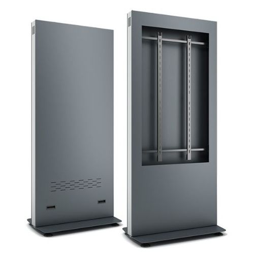 Totem pentru monitoare de 43", suport VESA, metal, KIOSK-TOT-43-B01V43N-BBB