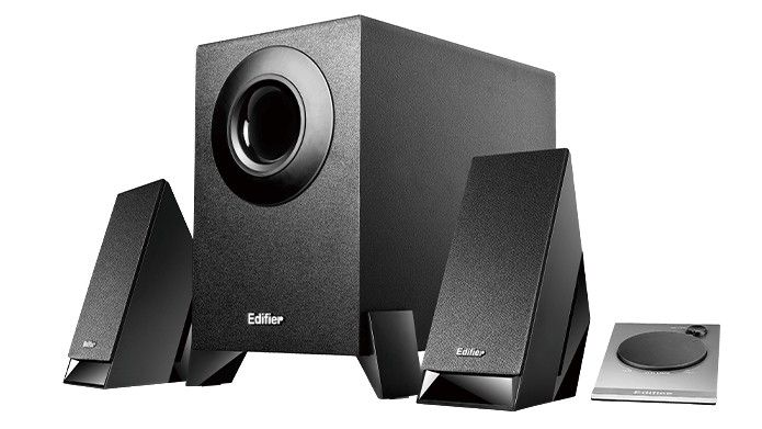 Boxe 2.1, 2Wx2 RMS,  4inch, Edifier M1360, jack 3.5mm, negru