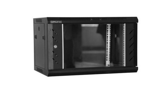 Rack 6U 19", DATEUP MP.6406.9001, 600x 450, montare perete, negru