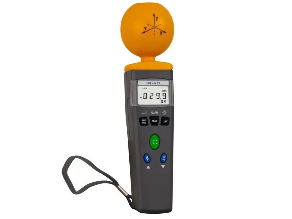 Aparat de masurare campuri electromagnetice, 3.5GHz, afisaj LCD, alarma, PCE Intruments PCE EM29