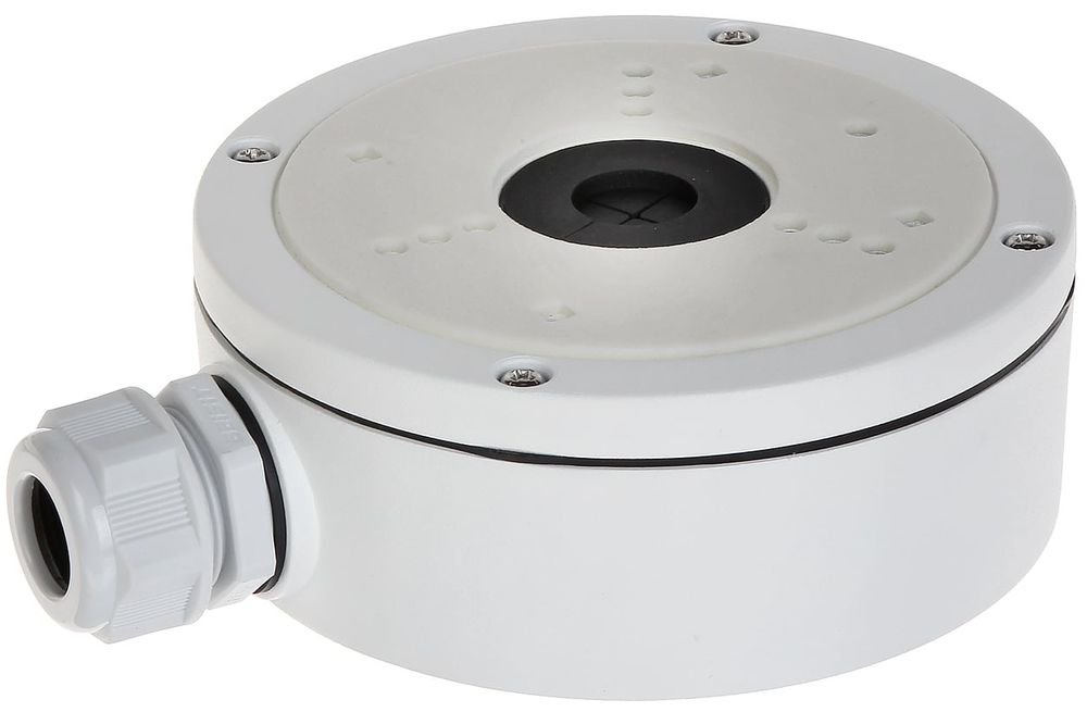 Doza din aluminiu pentru camere de supraveghere Dome sau Bullet, cu presetupa si garnituri, dimensiuni 168 x 137 x 52mm, Safer SAF-1280ZJ-S