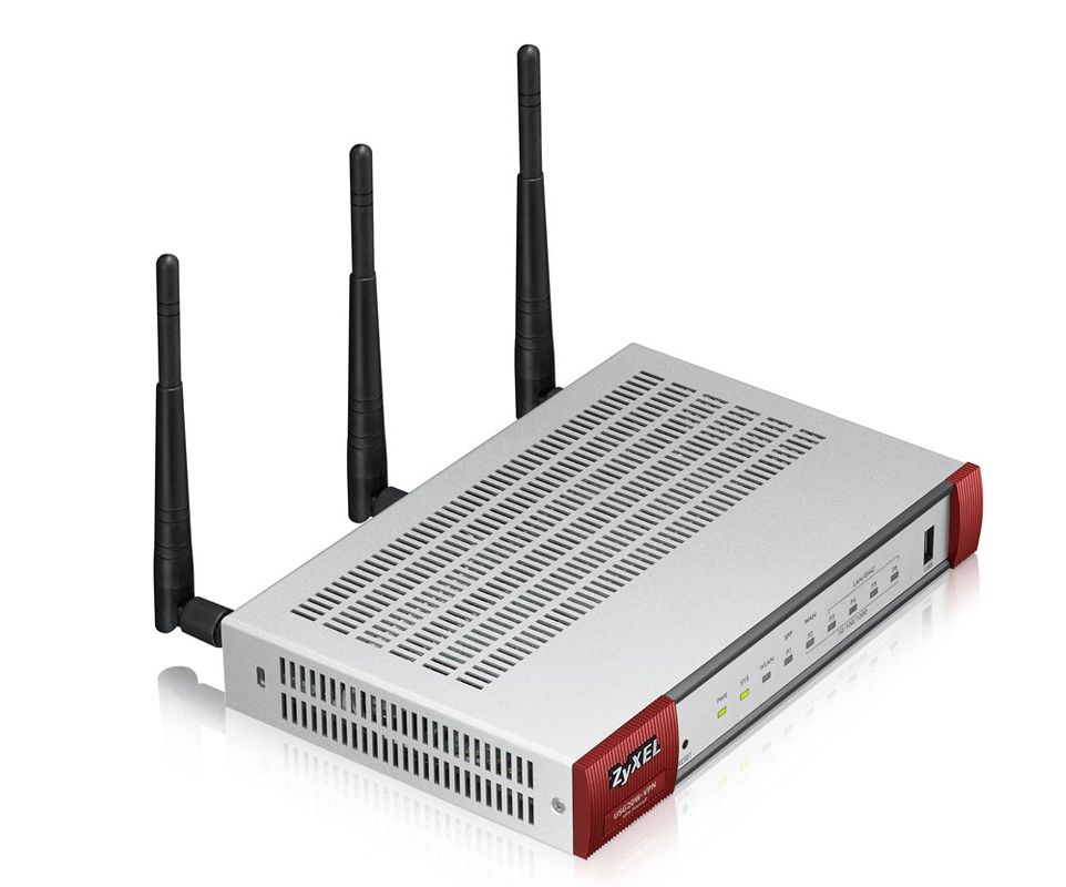 Router Firewall Zyxel USG20W-VPN-EU0101F, 5 porturi, 350Mbps, 12V, management Nebula Cloud