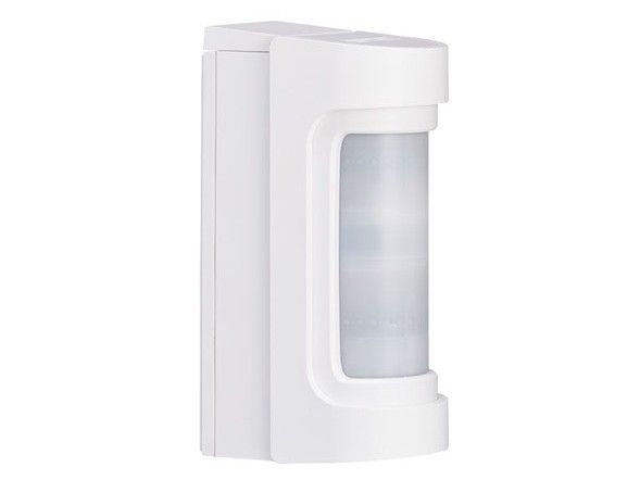 Detector de miscare PIR exterior, 16 zone, raza 12m, imunitate animale, compensare termica, baterie CR123A, IP55, Optex VX Shield VXS-RAM(W)
