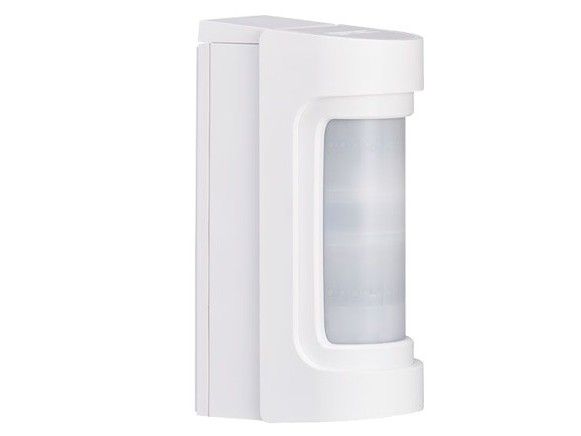 Detector de miscare exterior PIR si microunde, 16 zone, raza 12m, imunitate animale, compensare termica, baterie CR123A, IP55, Optex VX Shield VXS-RDAM-X5(W)