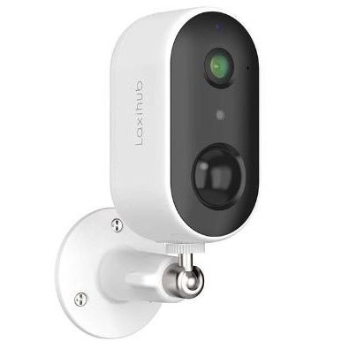 Camera IP wireless pe baterii cu senzor PIR, 2MP, 2.4mm, 145°, IR10m, microfon, 6700mA, IP65, compatibila Tuya, Laxihub W1-TY