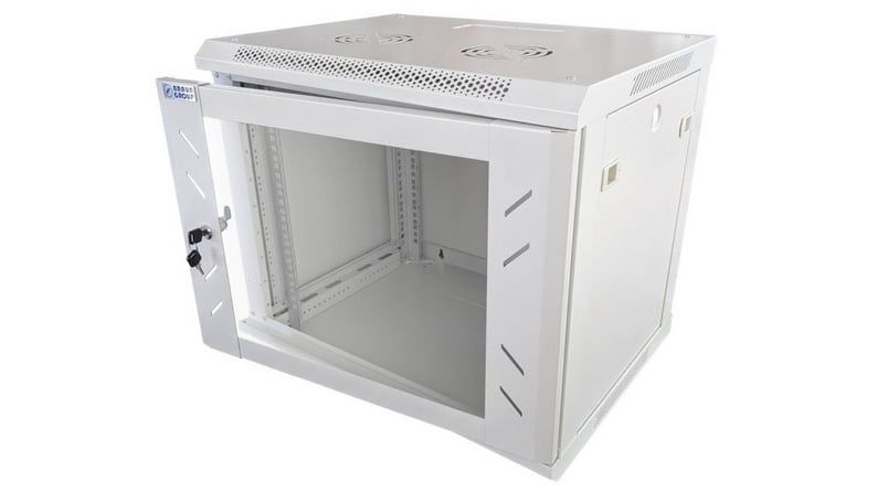 Rack 6U, 19 inch, 600x450x368mm, montare perete, gri, Braun Group WMF6U