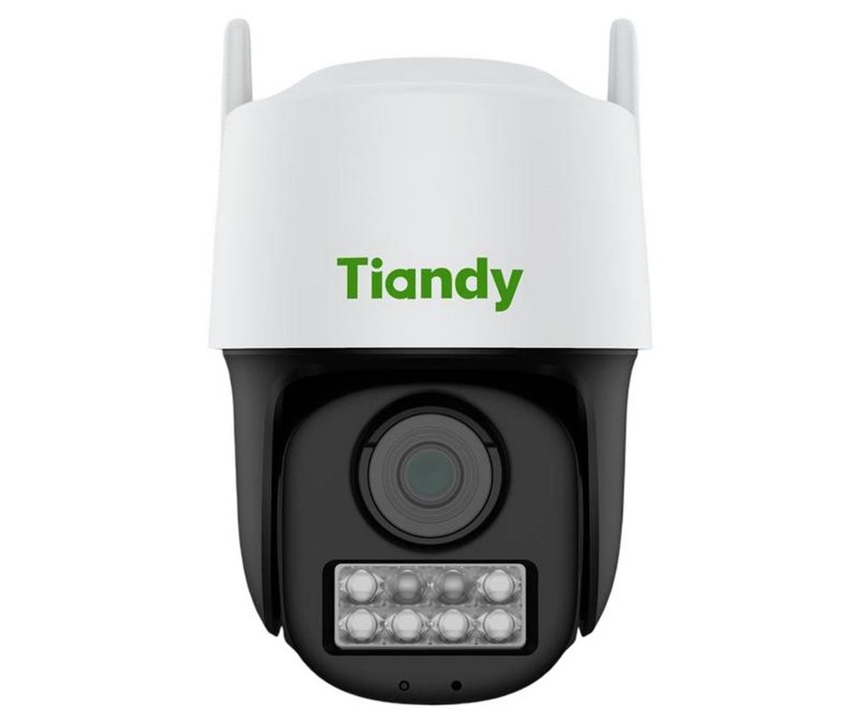 Camera supraveghere exterior wireless Tiandy, 5MP, Iluminare duala, Wi-Fi, rotire si inclinare, audio, IP66, TC-H353N-I5WCWIFIEu4mmV4.2