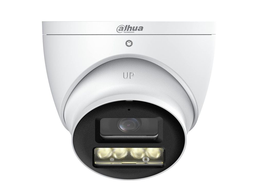 Camera supraveghere HDCVI Dahua HAC-HDW1500T-IL-A-S3, 5MP, 2.8mm, Iluminare duala 40m, Microfon, IP67