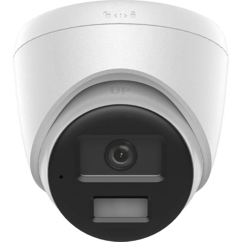 Camera supraveghere interior IP Hikvision HiLook IPC-T240HA-LUFC/SL, 4MP, Smart Hybrid Light, Audio, PoE, slot microSD, IP67