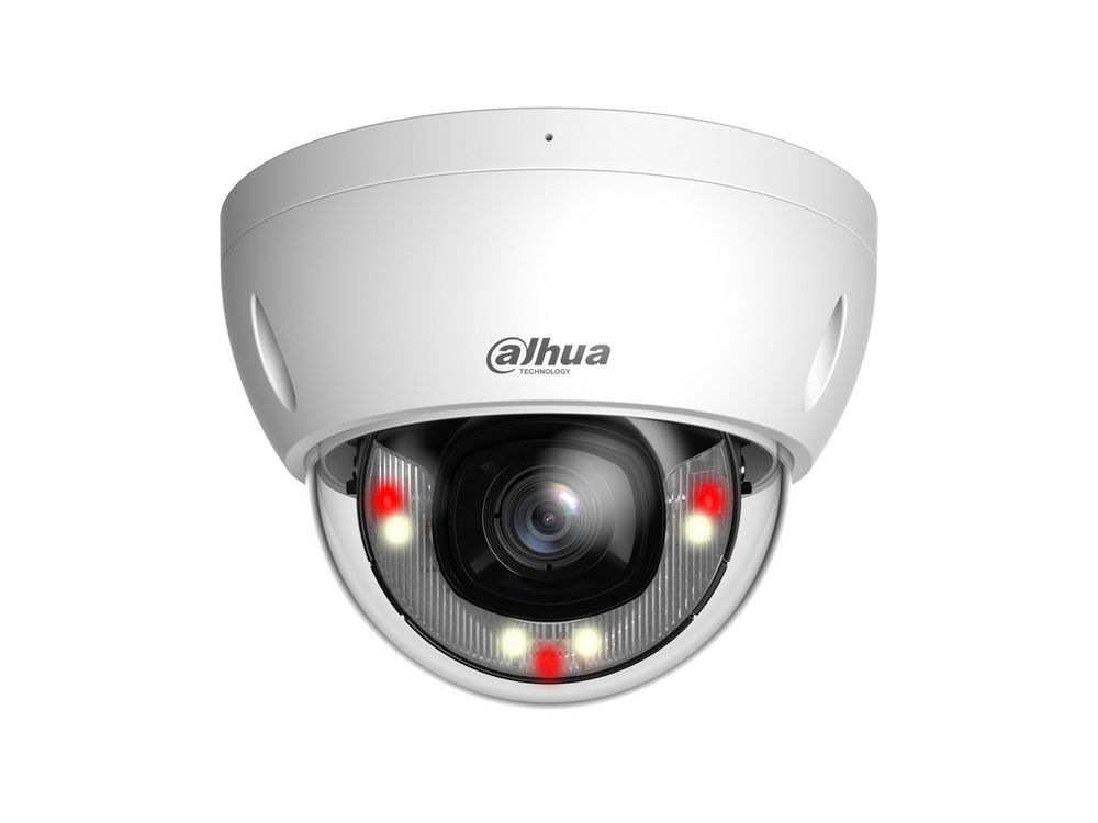 Camera supraveghere IP Dahua, 6MP, 2.8mm, Iluminare duala, audio, PoE, slot microSD, IP67, IK10, IPC-HDBW2649E-S-IL-0280B