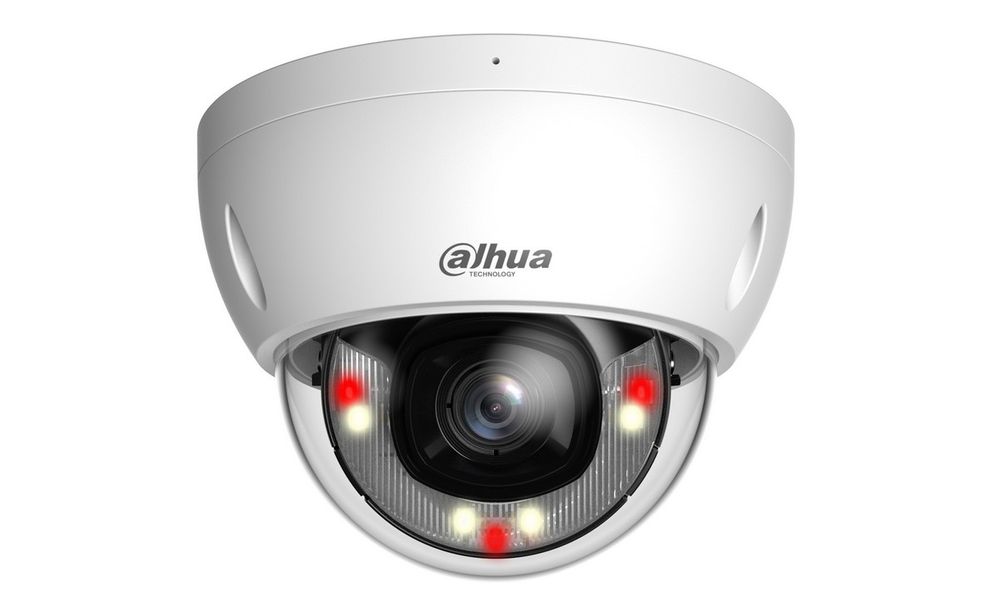 Camera supraveghere IP Dahua IPC-HDBW2249E-S-IL-0280B, WizSense, 2MP, Smart Dual Light, Audio, PoE, IP67