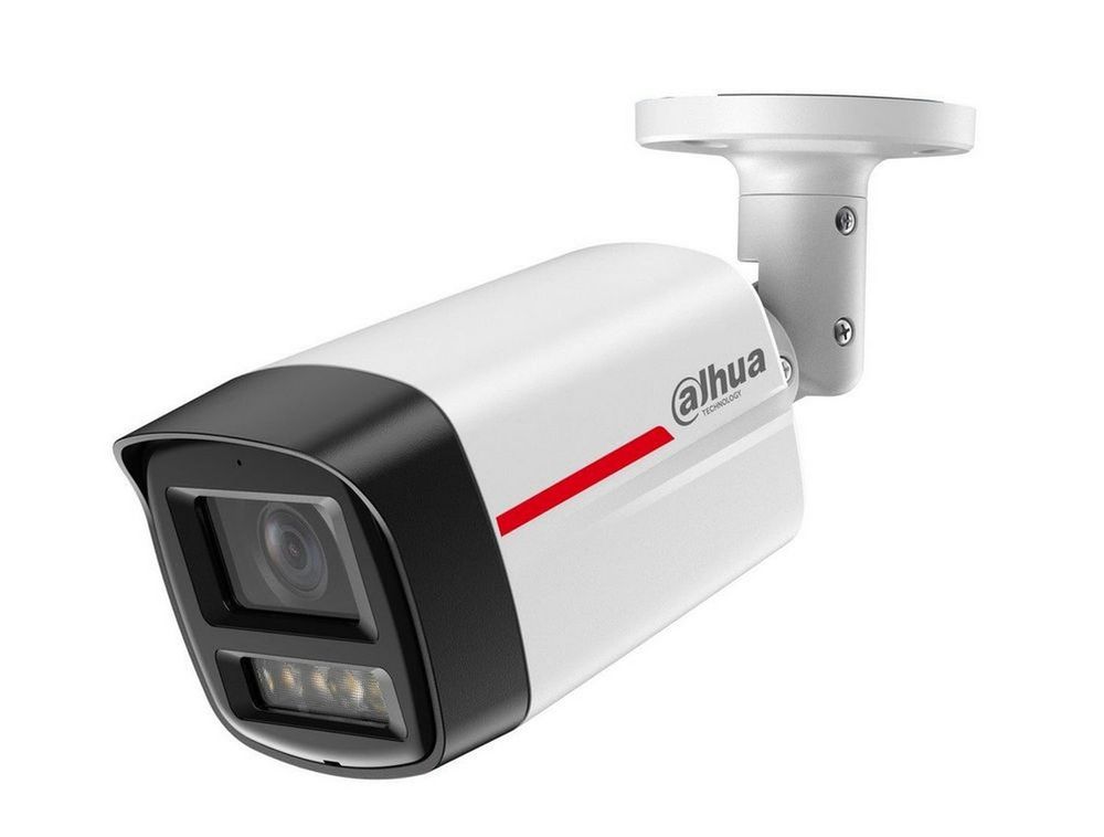 Camera supraveghere IP Dahua IPC-HFW2649TL-S-LED-0280B-PRO, 6MP, WizColor, 2.8mm, lumina calda 50m, slot card microSD 256GB, PoE, IP67