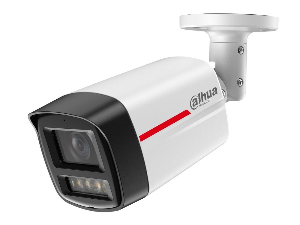 Camera supraveghere IP Dahua IPC-HFW2849TL-S-LED-0280B-PRO, 8MP, WizSense, WizColor, LED alb 50m, Microfon, slot microSD, PoE, IP67