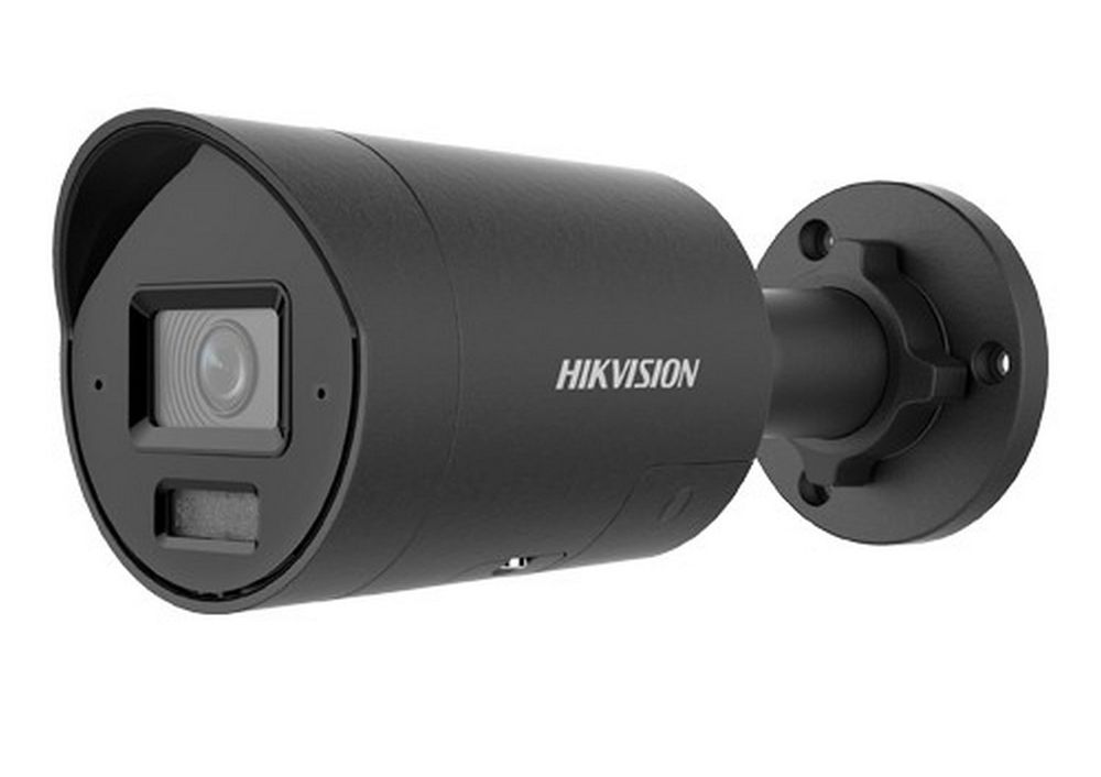 Camera supraveghere IP Hikvision DS-2CD2047G3-LI2UY(2.8mm)(BLACK), 4MP, Smart Hybrid Light, Alarma, PoE, IP67