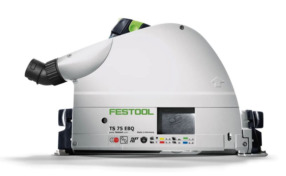 Fierastrau circular Festool TS 75 EBQ-Plus, 1600W, adancime taiere 0-75mm, opritor antirecul, cheie, cablu 4m, 576110