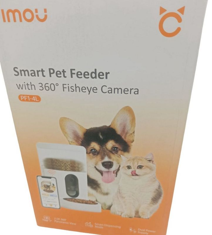 [RESIGILAT] Hranitor automat animale Imou PET-PF1-4LSP, 4L, camera 4MP, Wi-Fi, PET-PF1-4LSP-R1