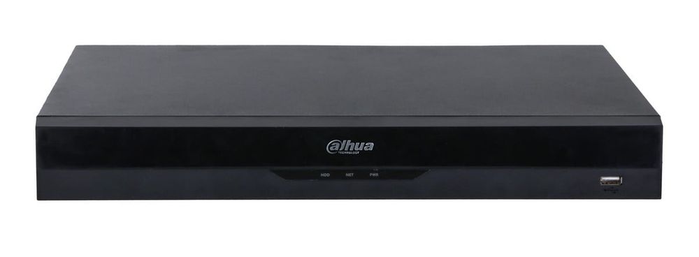 NVR 8 canale, pana la 32MP, WizSense, Dahua NVR5208-8P-EI, 8x PoE, 130W, 2 porturi SATA