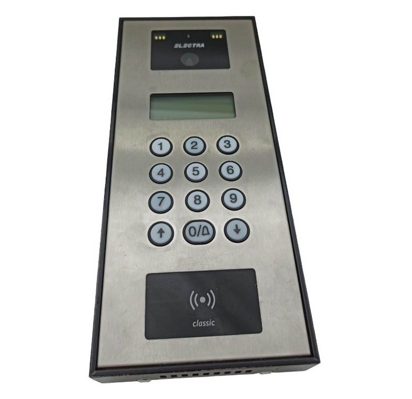 [RESIGILAT] Post exterior video Electra P4S.VBS-R1, carcasa din inox si aluminiu, tastatura iluminata, Classic Line, 800 TVL
