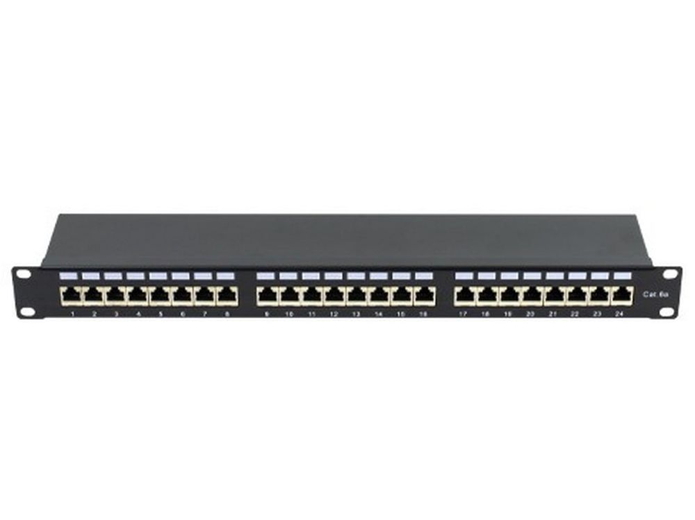 Patch panel rack 19 inch ASYTECH Networking, FTP Cat6A, 24 porturi, ASY-PP-FTP6A-24