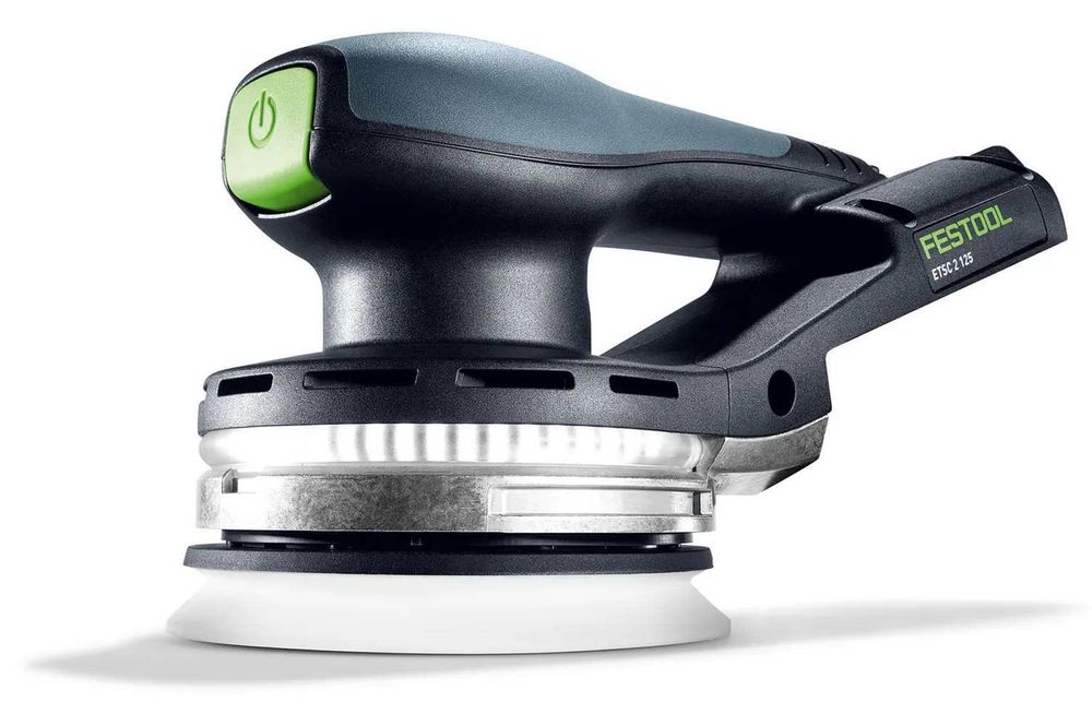 Slefuitor cu excentric si acumulatori ETSC 2 125-Basic Festool, 18V, cursa slefuire 3.5mm, protectie, sac colector, acumulator, 577733