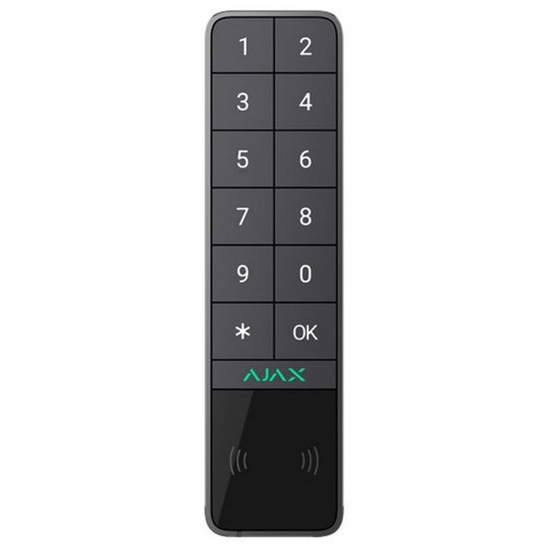 Tastatura Keypad Outdoor Jeweller Ajax, pana la 1700m, 2x baterie CR123A, IP66, IK08, KeyPadOutdoor(G)-99969